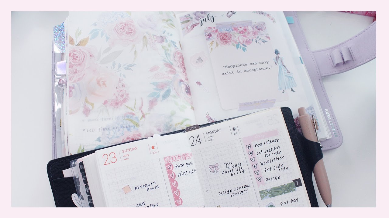 Hobonichi A6 July 2023 Updated Setup and Flipthrough | My EDC Planner | Ana Jolene