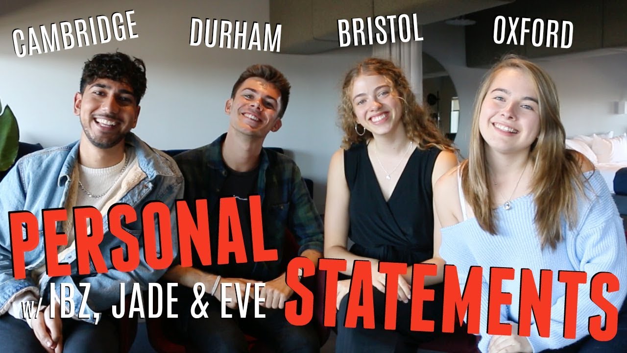 HOW TO WRITE A PERSONAL STATEMENT FOR A TOP UNIVERSITY! (w/ UnJaded Jade, Ibz Mo + Eve Bennett)