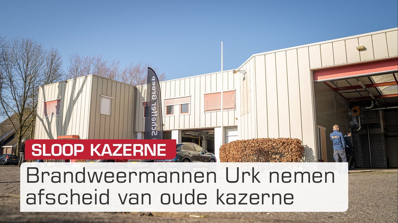 Brandweermannen nemen afscheid van oude kazerne: 'Hier zit echt geschiedenis'