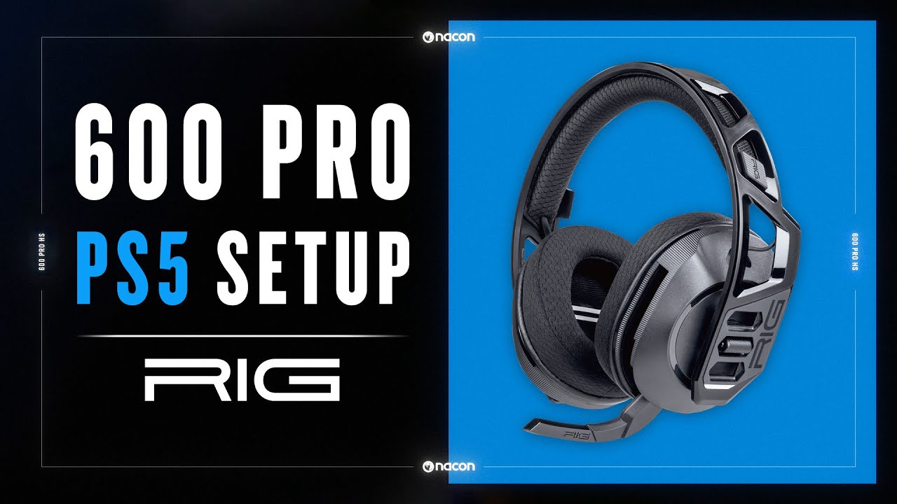 RIG 600 PRO HS Wireless Headset Setup for PlayStation 5