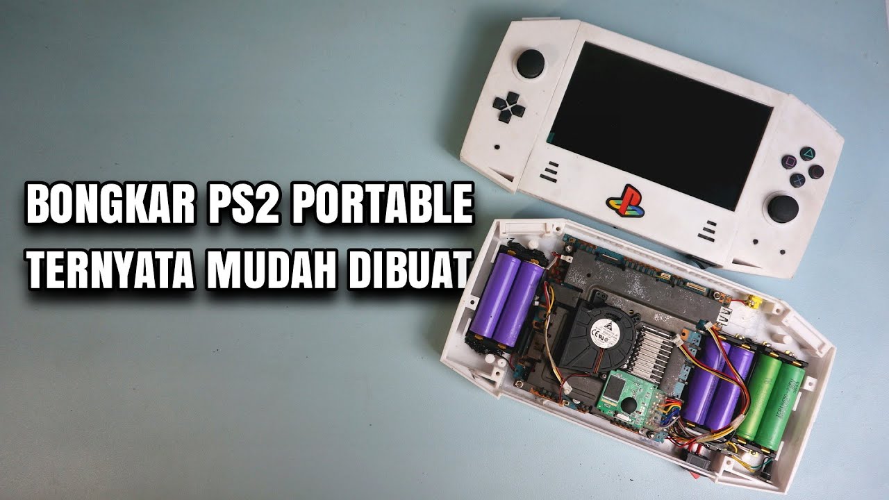Ternyata Mudah Bikin PS2 Portable - Bongkar PS2 Portable, Seperti ini Isinya