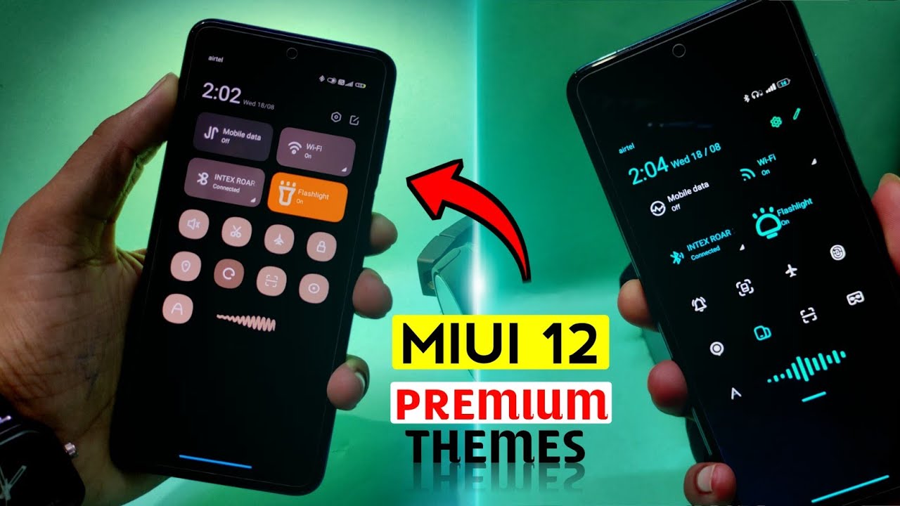 Top 2 MIUI 12 Premium Exclusive Bold Themes | New Ui Themes MIUI 12