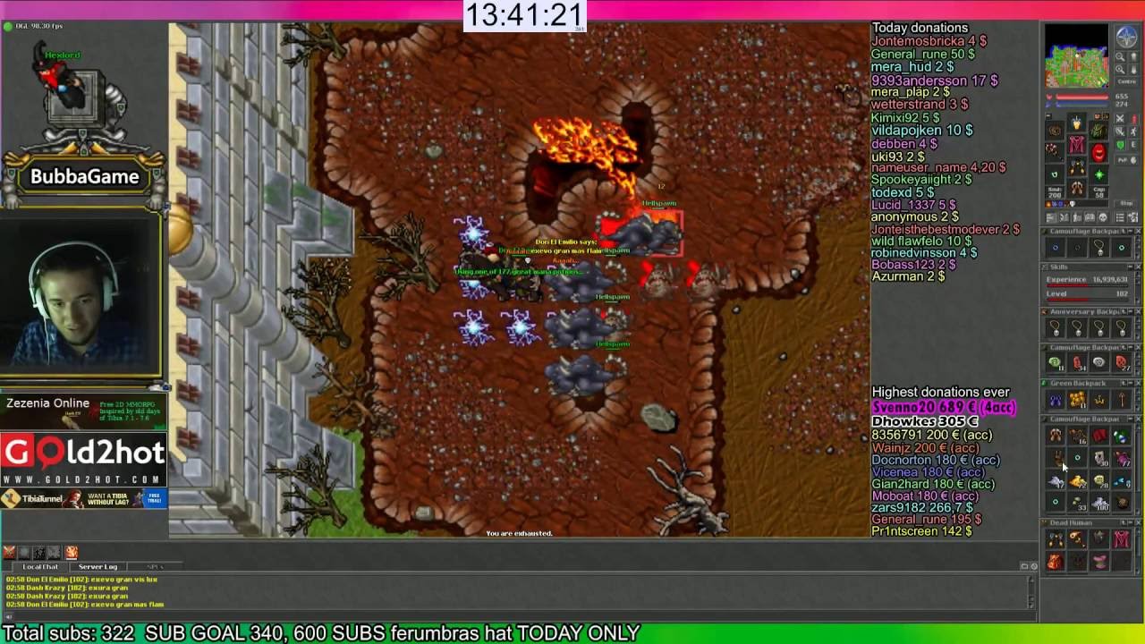 [Tibia] 182 MS redskull rekt