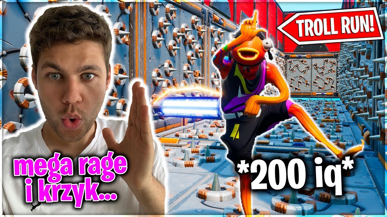 NIEMOŻLIWY *200 IQ* TROLL DEATHRUN! krzyki i rage generalnie...