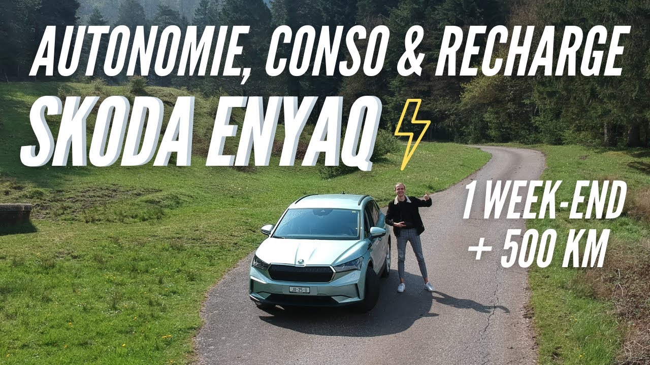 500km en SKODA ENYAQ: QUELLE AUTONOMIE R&Eacute;ELLE? + test de recharge