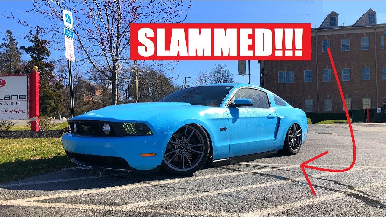 UTTERLY SLAMMING My Mustang With The WORLDS CHEAPEST COILOVERS!!