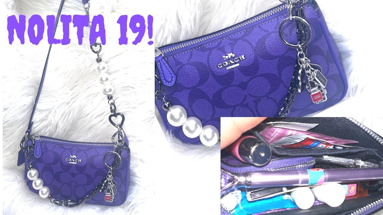 WIMB: What's In My Coach Nolita 19? Summer  Edition Purple Nolita 19