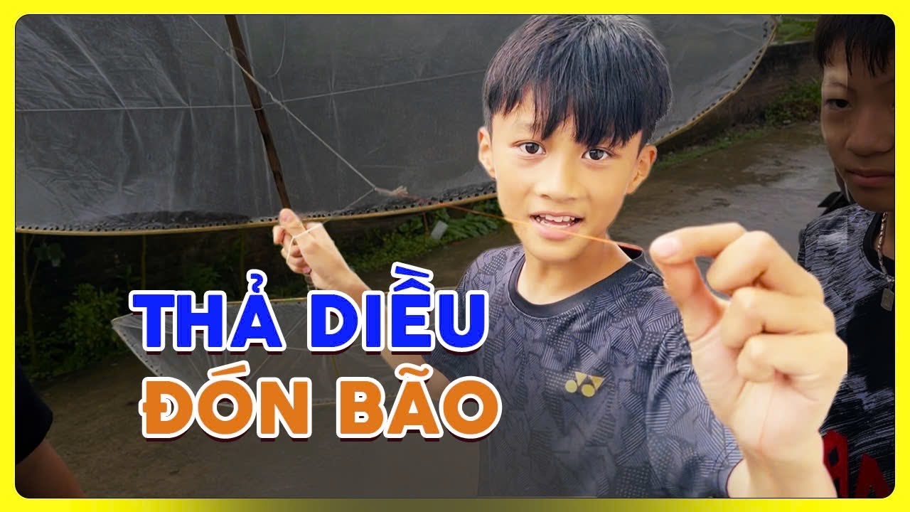 Đăng Công Chúa Thả Diều Trước Khi Bão Wipha Về #thadieu #dieusao #thadieusao #giadinhduatv