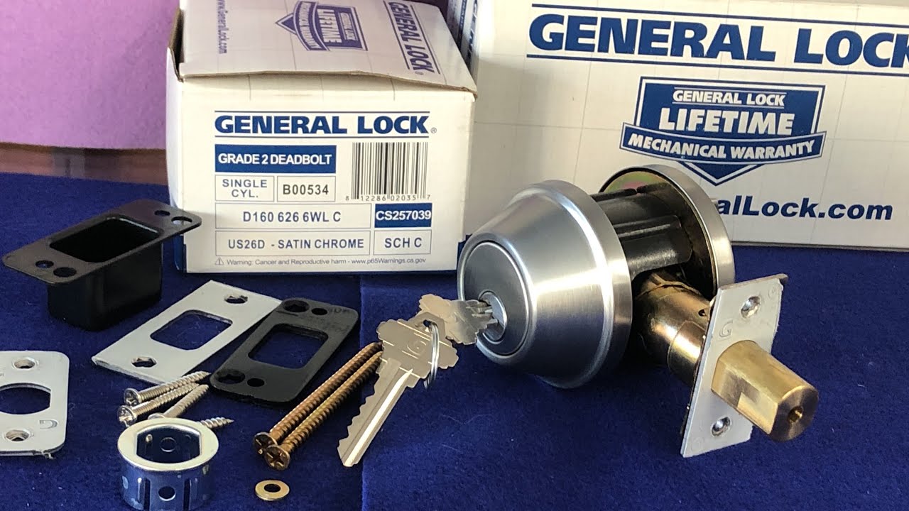 Grade 2 Deadbolts: General Lock vs LSDA