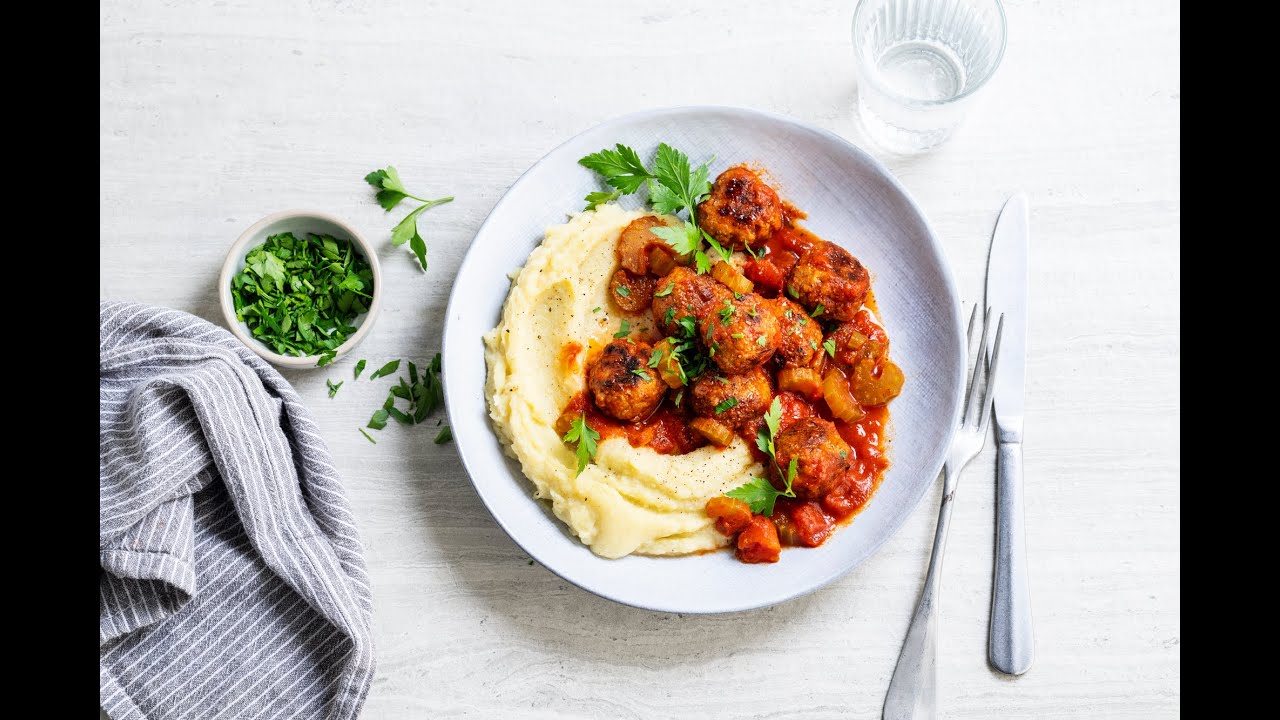 Balletjes in tomatensaus