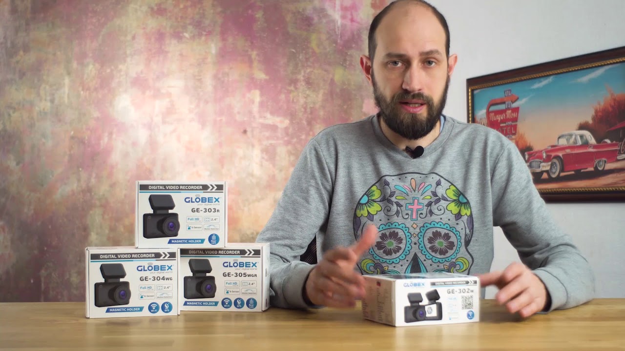 Сравнение видеорегистраторов Globex GE302W vs GE303R vs GE304WG vs GE305WGR