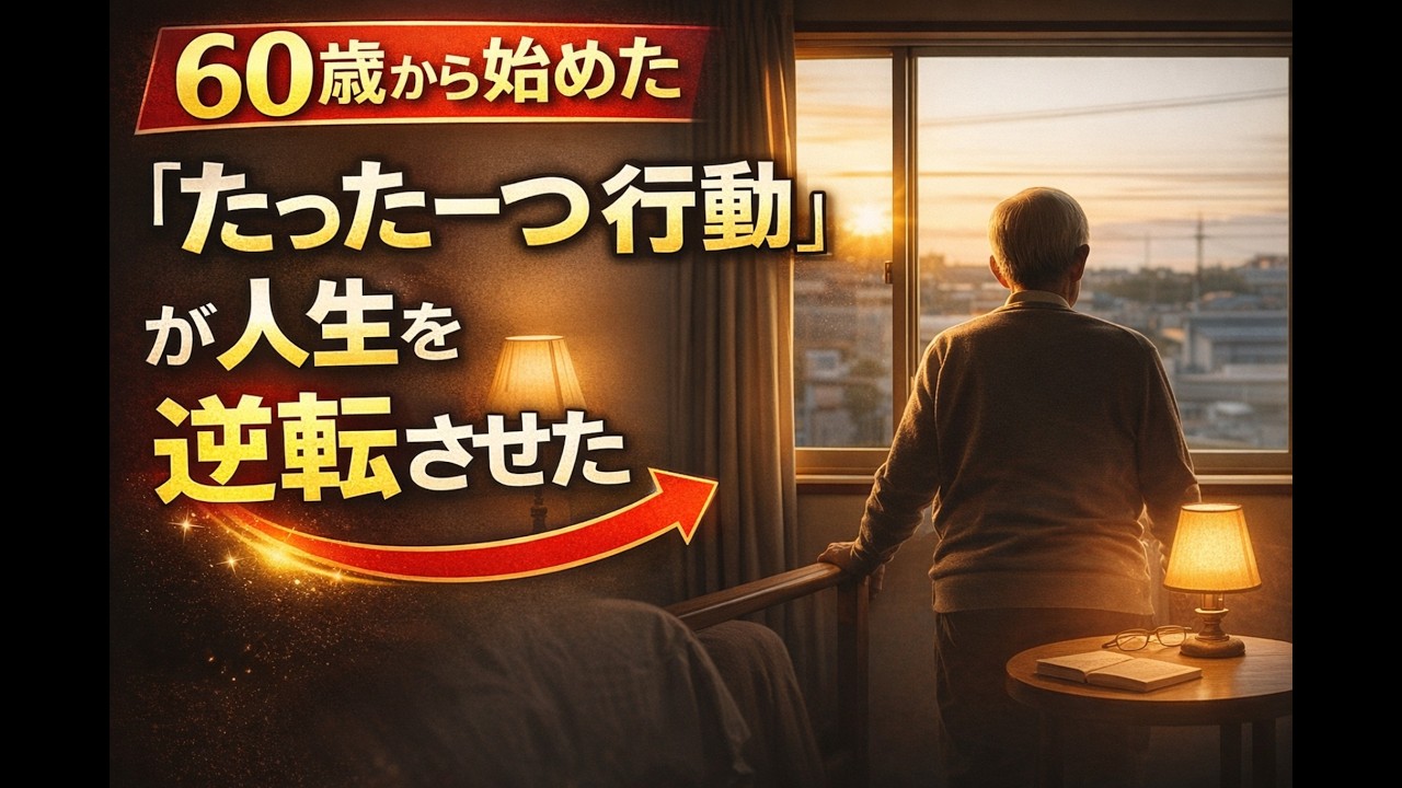 60歳から始めた「たった一つの行動」が人生を逆転させた