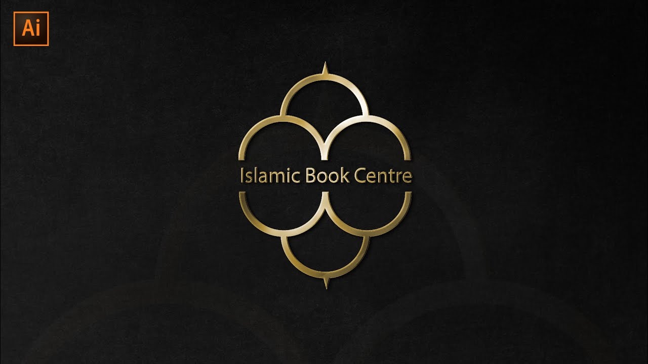 Islamic Logo design in illustrator | Tutorial