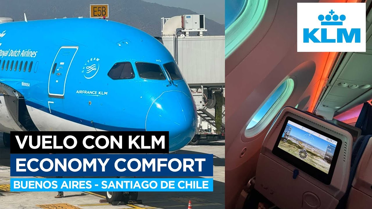 VUELO CON KLM EN ECONOMY COMFORT DESDE BUENOS AIRES HACIA SANTIAGO DE CHILE ✈️ [NOVIEMBRE 2023]