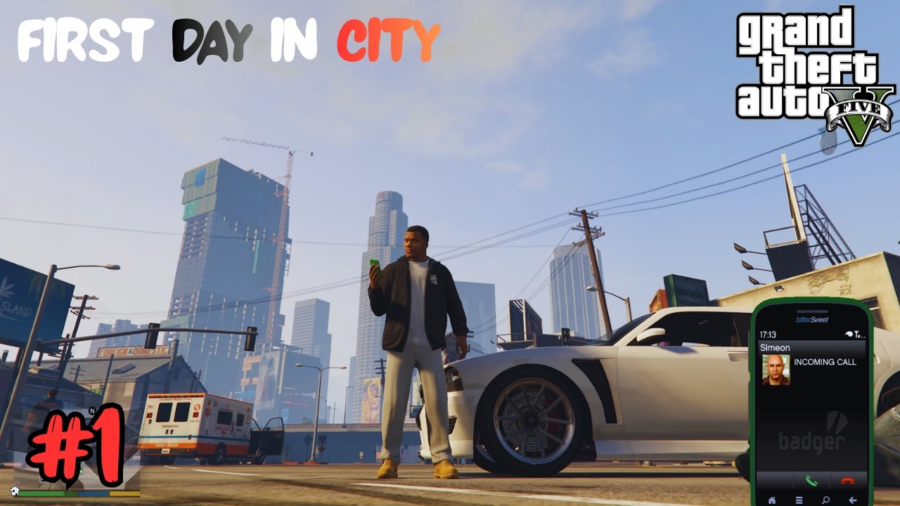 First day in Los santos | GTA 5 GAMEPLAY  #1