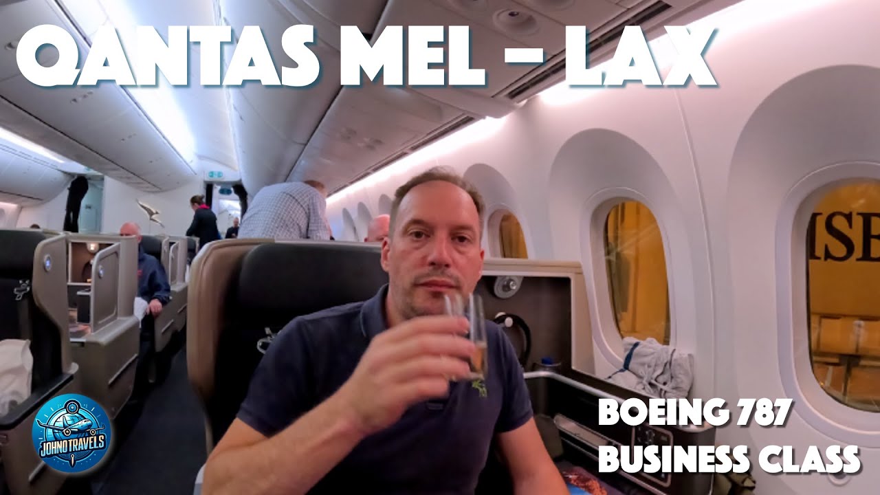 Flying Business Class with Qantas from Melbourne to LA