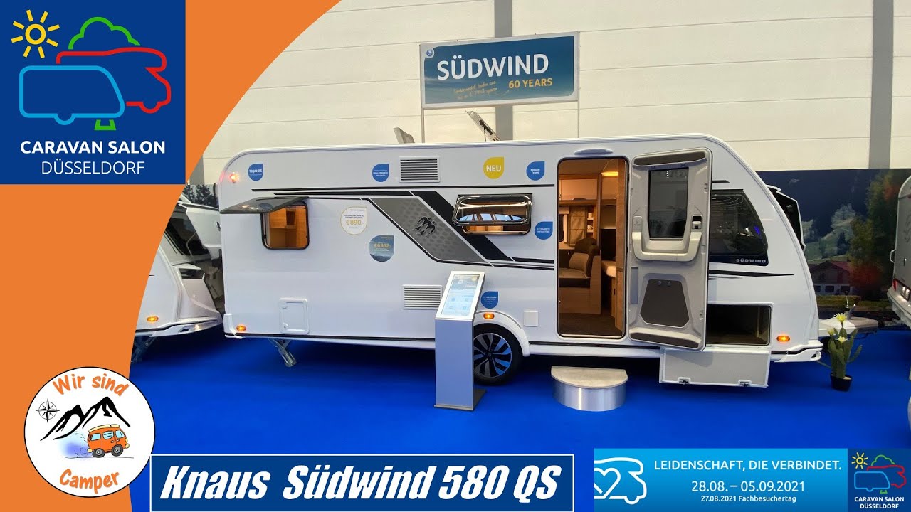 Wunderschöner Familien Wohnwagen | Knaus Südwind 580 QS | Caravan Salon 2021