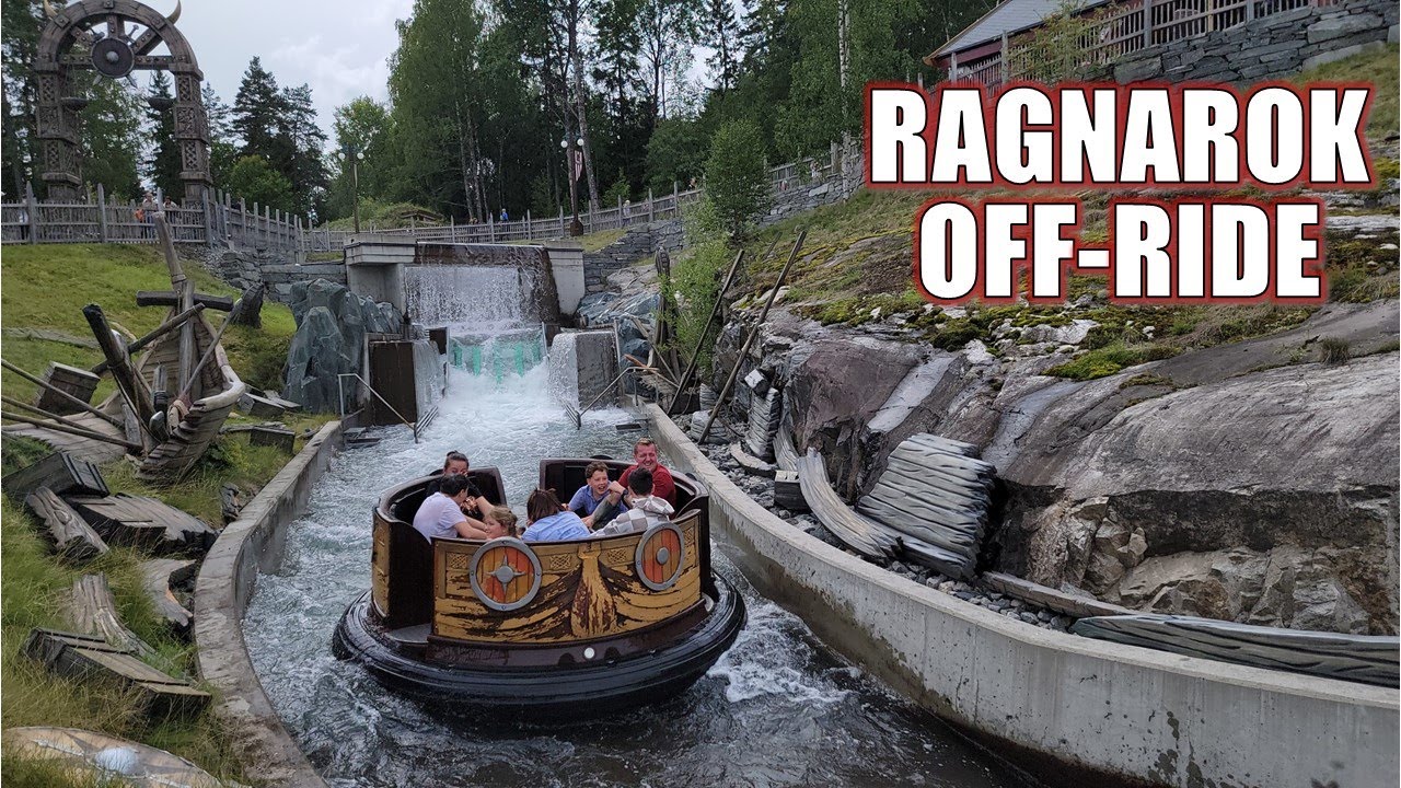Ragnarok Off-Ride Footage, TusenFryd River Rapids Ride | Non-Copyright