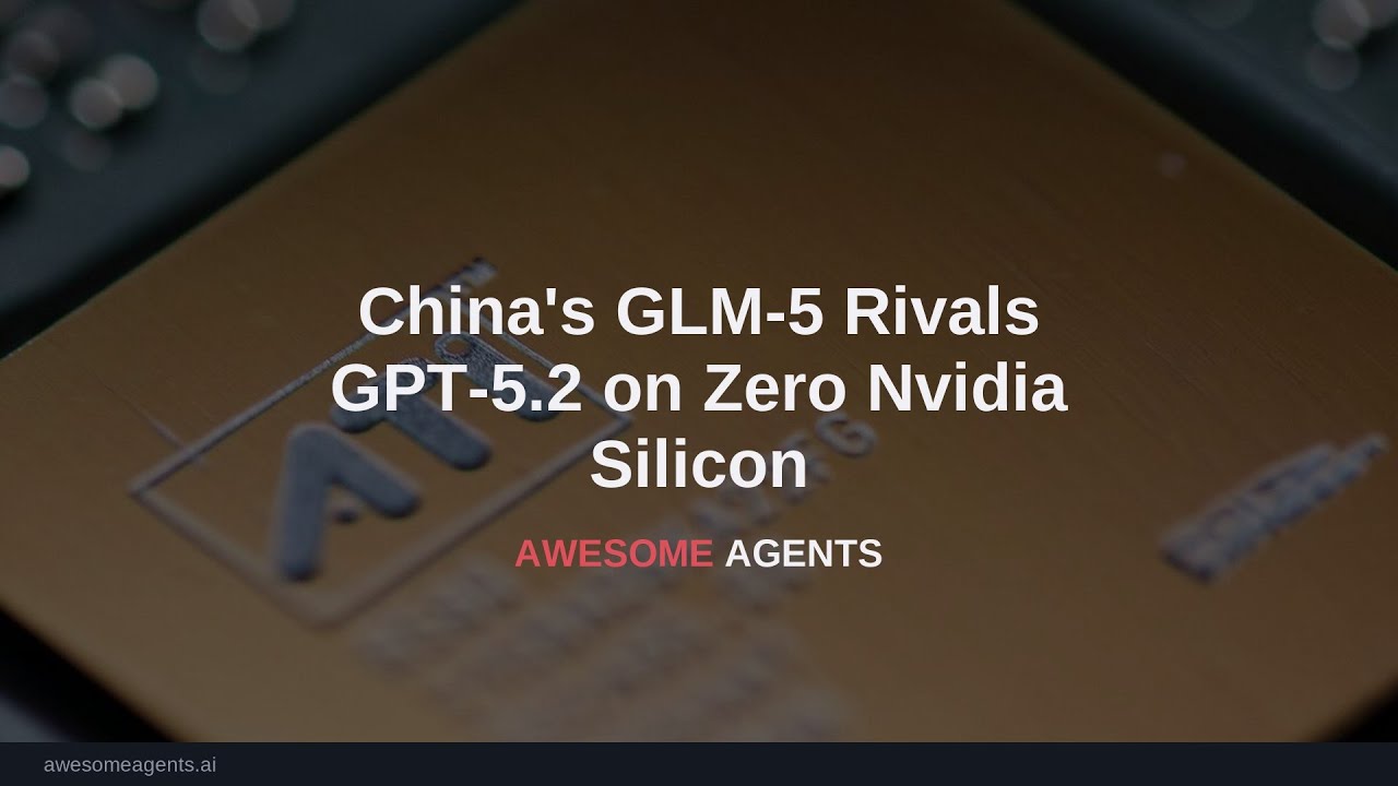 China's GLM-5 Rivals GPT-5.2 on Zero Nvidia Silicon
