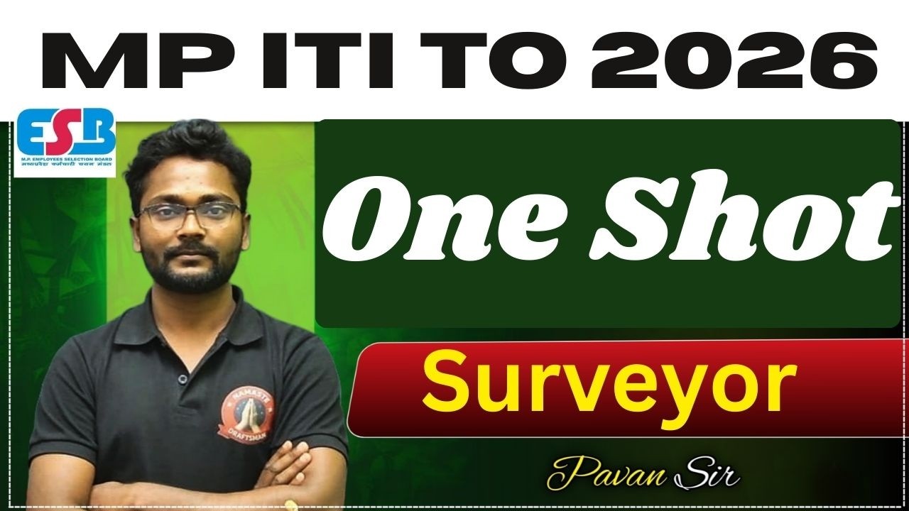 Surveyor One Shot Class I mp training officer vacancy 2026 I MP TO  I MP Sub Engineer 2026 Vacancy