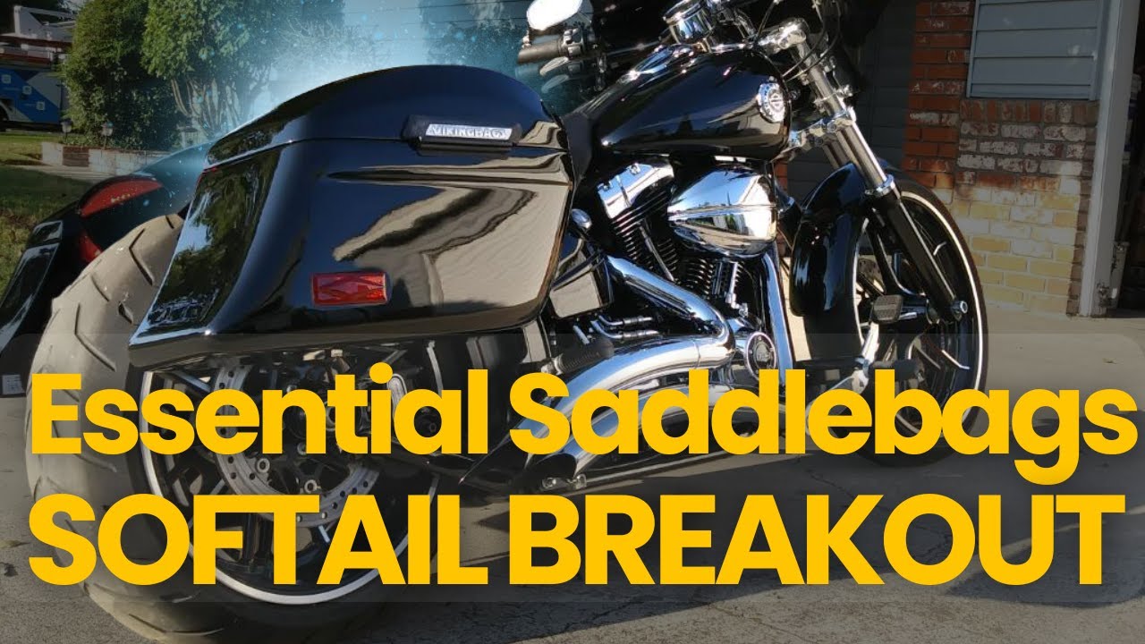 Обзор кофров Harley-Davidson Softail Breakout для мотоцикла — vikingbags.com