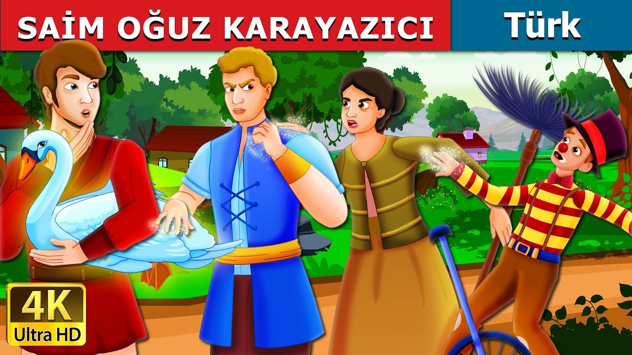 Sihirli Kuğu | SAİM OĞUZ KARAYAZICI | The Magic Swan Story in Turkish | Turkish Fairy Tales