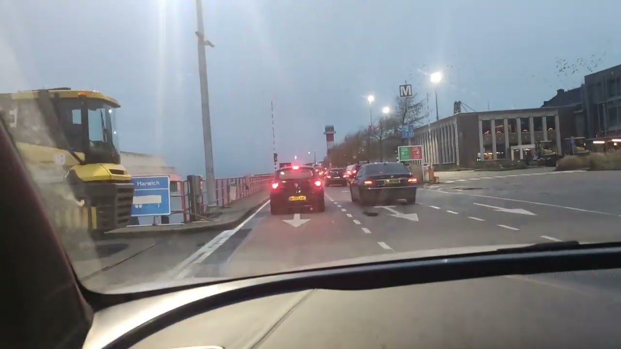 Harwich - Hook of Holland ferry Stena Line exit by car in Holland