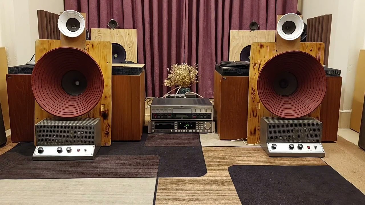 Siemens 14g & 22c fullrange. EL34 Tube Amp SE.