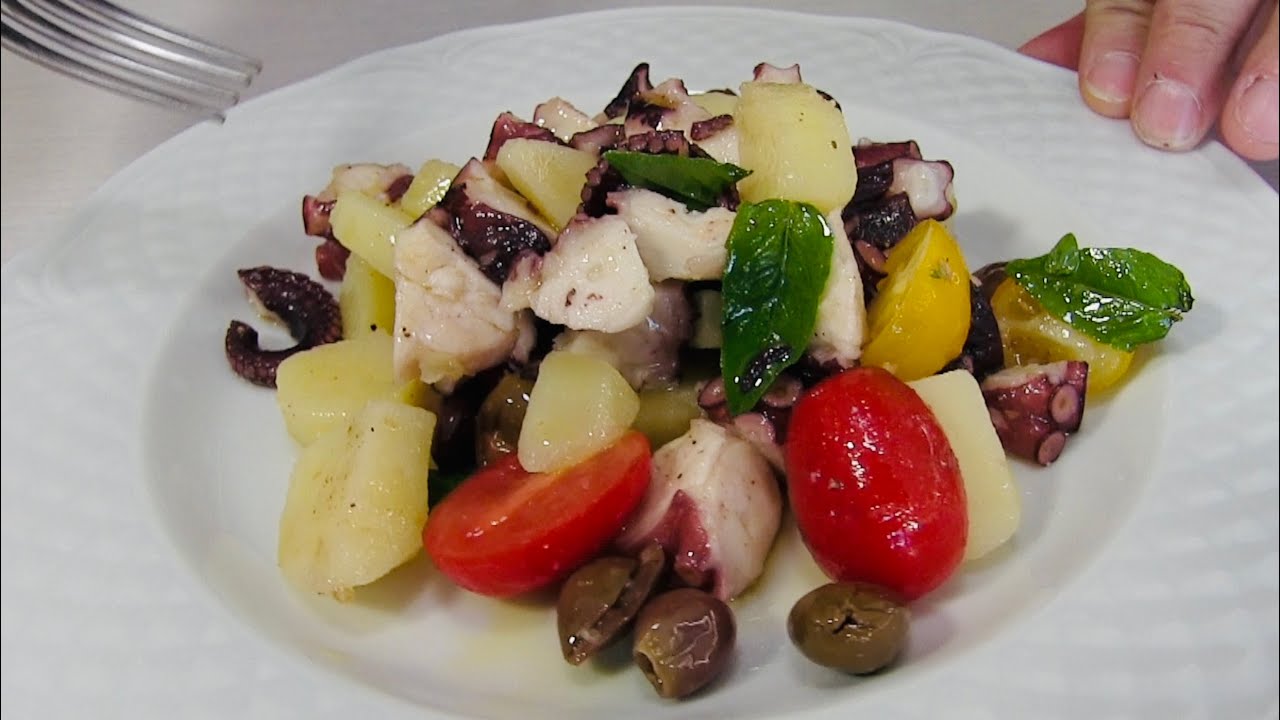 ENSALADA DE PULPO DE LIGURA (RECETA ITALIANA ORIGINAL)