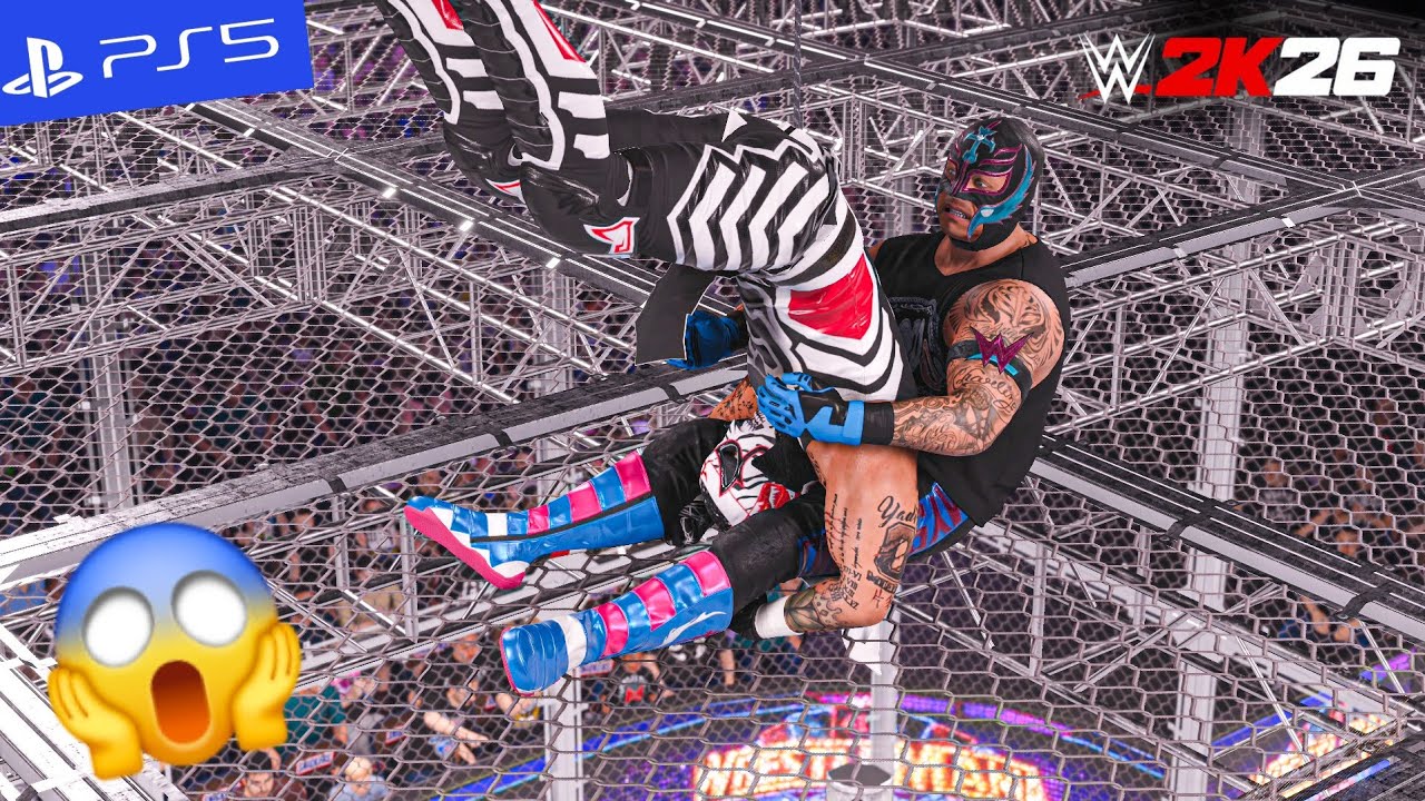 WWE 2K26 - Rey Mysterio vs. Penta - Hell in a Cell Match | PS5