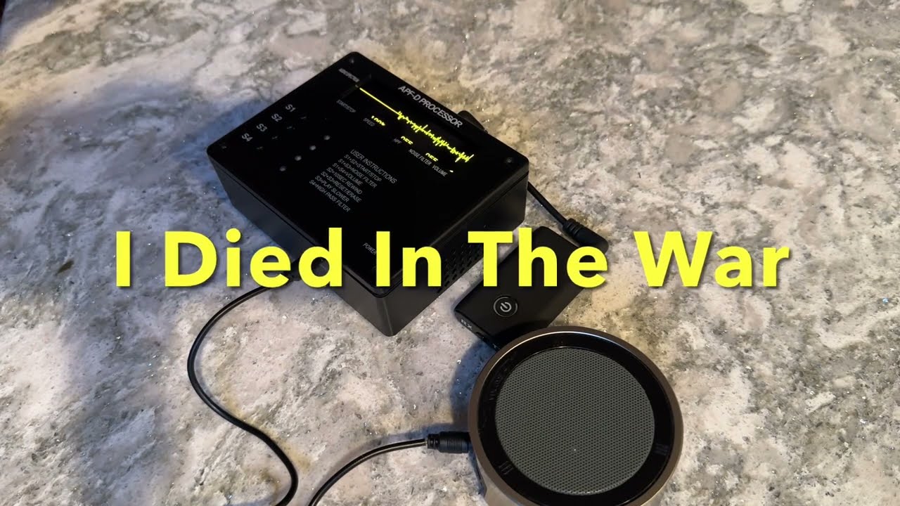 She Tells Me: &ldquo;I Died In The War&rdquo; Using PSB7-PRO Connected To New APF-D Processors
