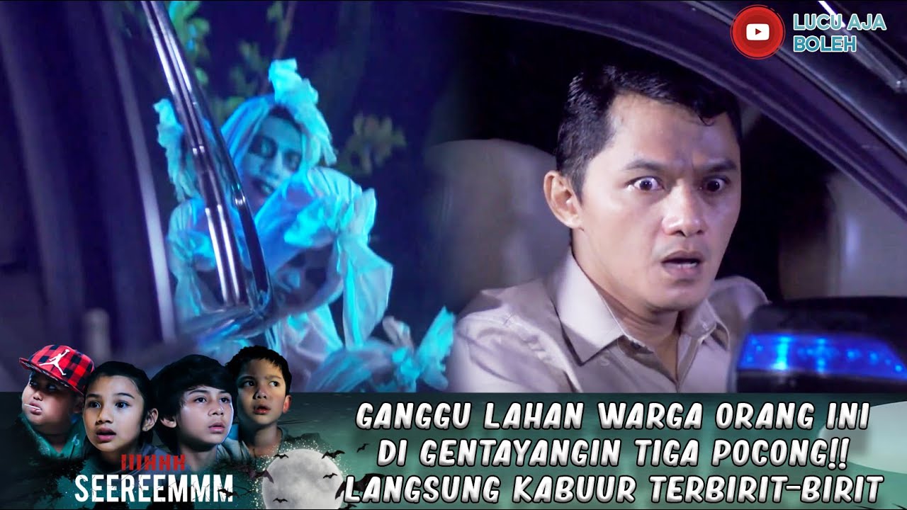 GANGGU LAHAN WARGA ORANG INI DI GENTAYANGIN TIGA POCONG! LANGSUNG KABUUR TERBIRIT-BIRIT - IH SEREM