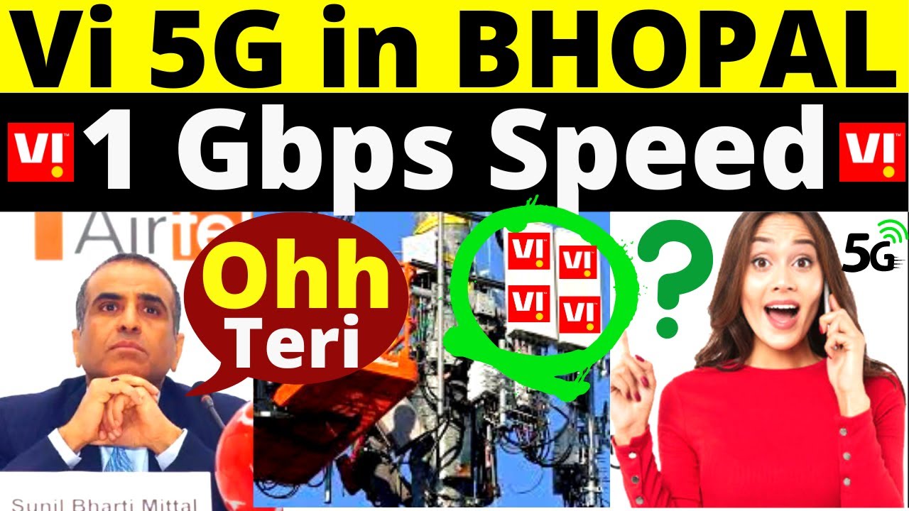 Vi 5G Launch in Smart City Bhopal | Vi 1Gbps 5G Trials in Bhopal | Vi Fastest 5G Network in India