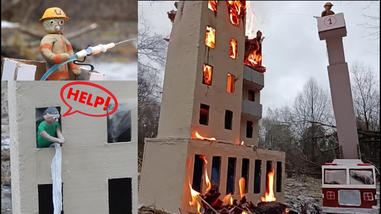 Catastrophic fire in Cardboard City