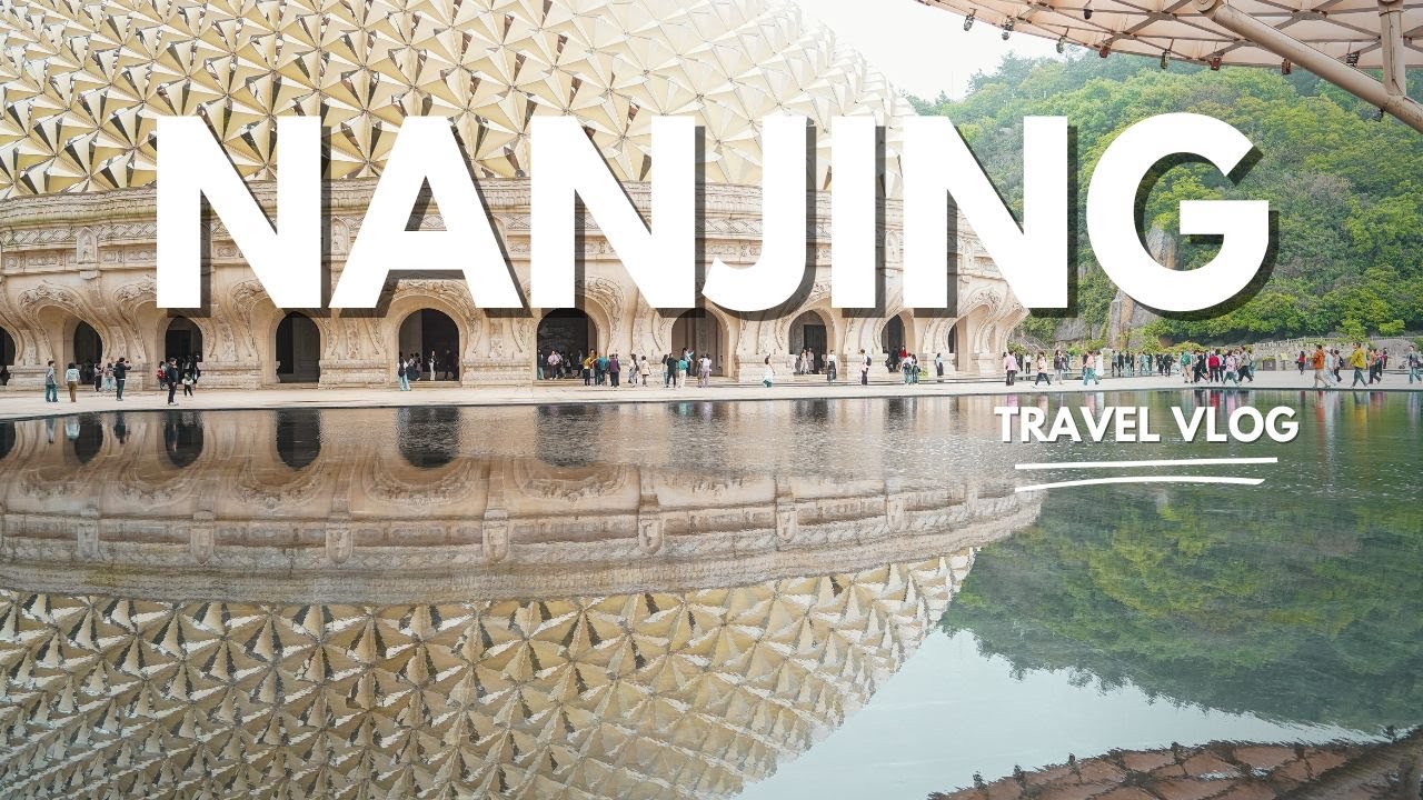 NANJING Day Trip 🚄: Visiting A Futuristic Buddhist Palace | China Travel Vlog
