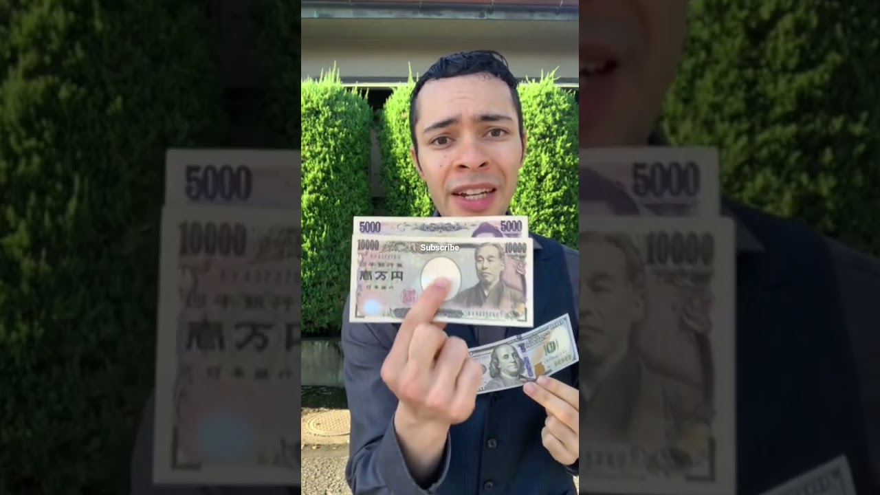 How much Is American dollar in Japan via @lindo.korchi #shorts #japan