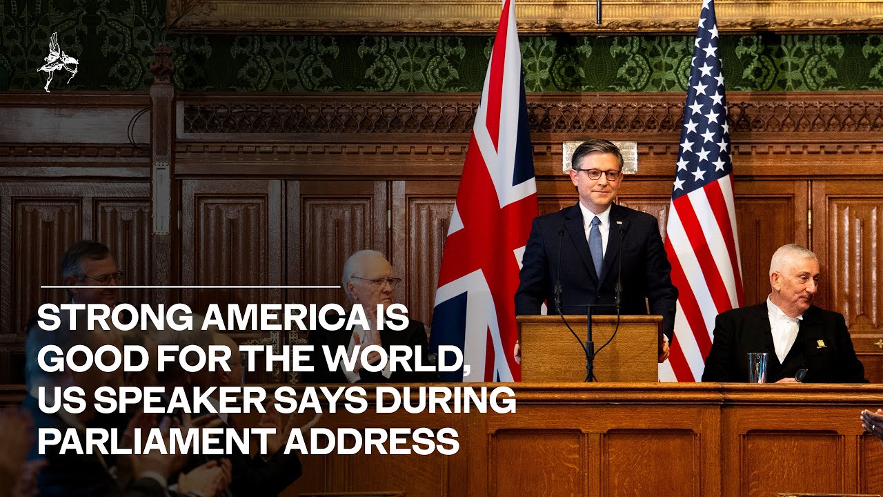 Strong America is good for the world, US speaker says during Parliament address