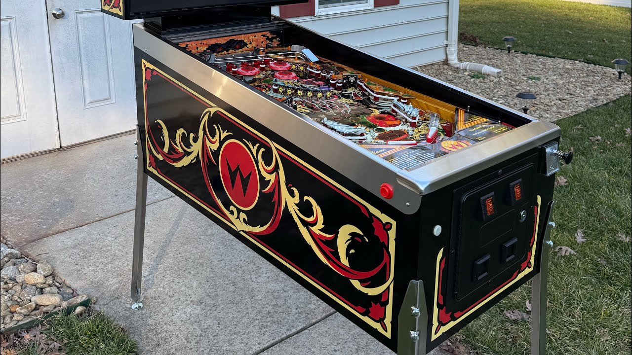 Williams Sorcerer Pinball Machine Restoration Finished