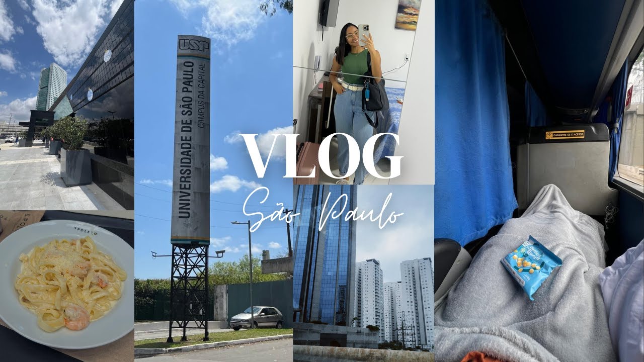 VLOG | 1º vez em São Paulo e prova de residência na USP