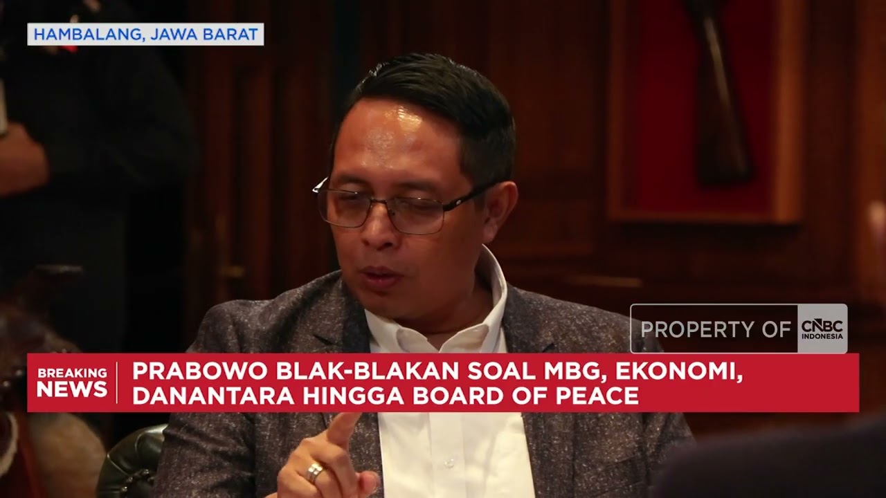 Prabowo Blak-blakan Soal MBG, Ekonomi, Danantara hingga Board of Peace