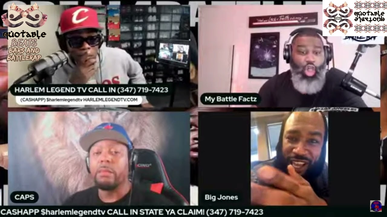 ANGRYFAN & SERIOUS JONES FLAMING MY BATTLE FACTZ ON 2R4BR! HARLEM LEGEND CHAT TRIPPIN! RBE URL KOTD
