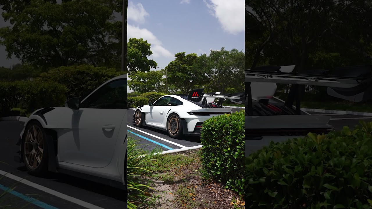 992 Manthey GT3 RS Rear View Solution #shorts