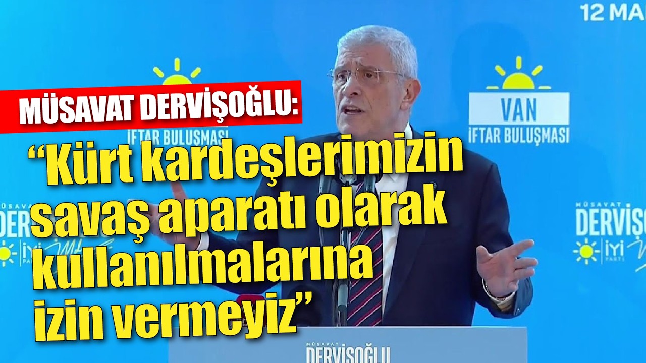 Dervişoğlu: Öcalan'ın yön vereceği bir sürece izin vermeyiz
