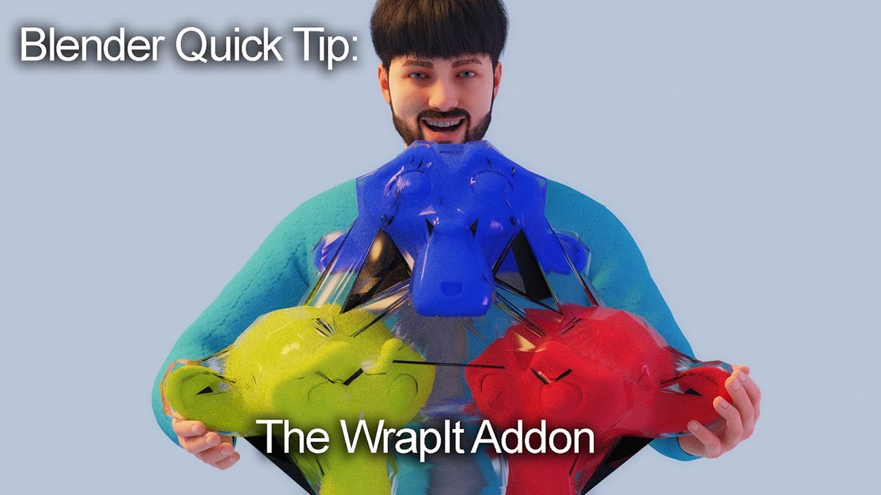 Blender Quick Tip: The WrapIt Addon
