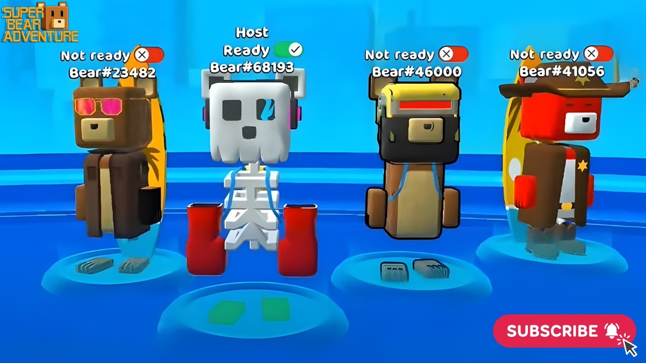 Multiplayer Mode Full Walkthrough | Super Bear Adventure