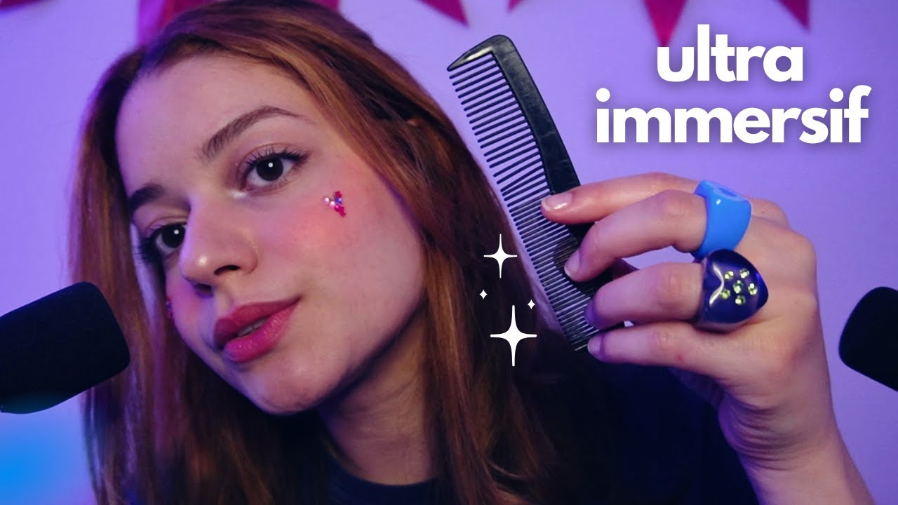 ASMR : Tu vas t'endormir sur cette vidéo d'attention personnelle (coupage de cheveux, blabla...)