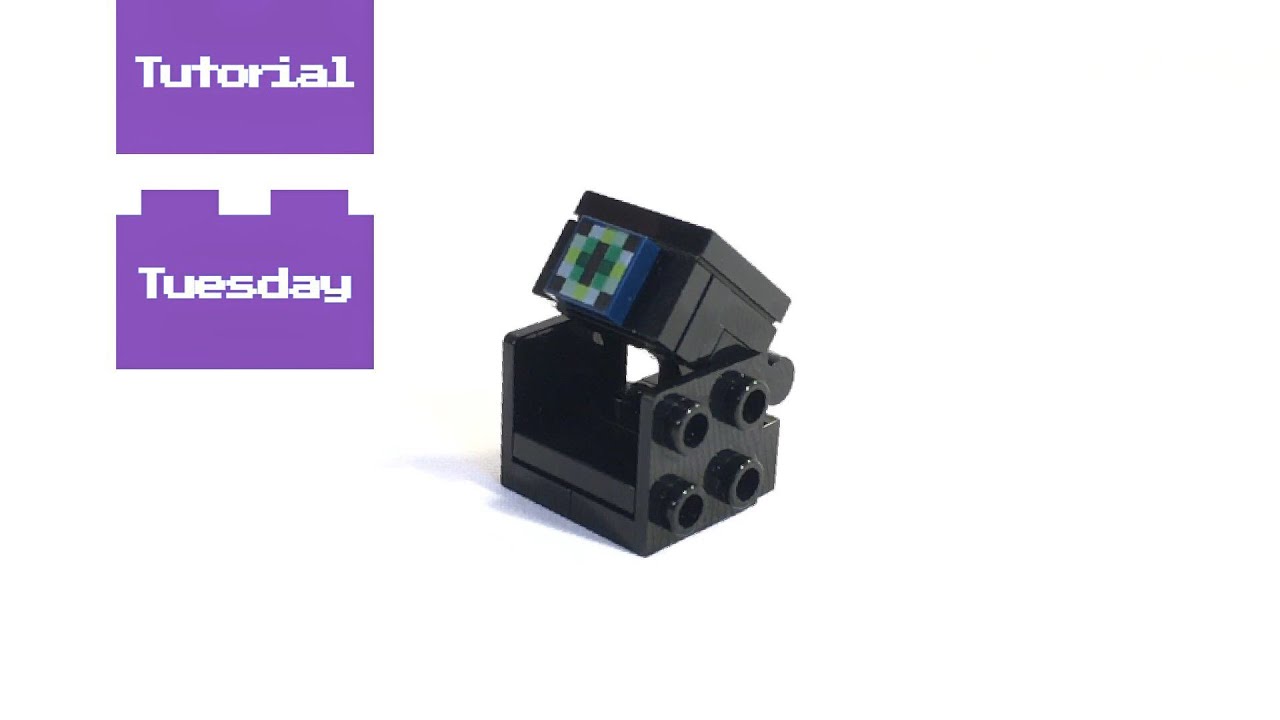 LEGO Minecraft Ender Chest Tutorial! Tutorial Tuesday
