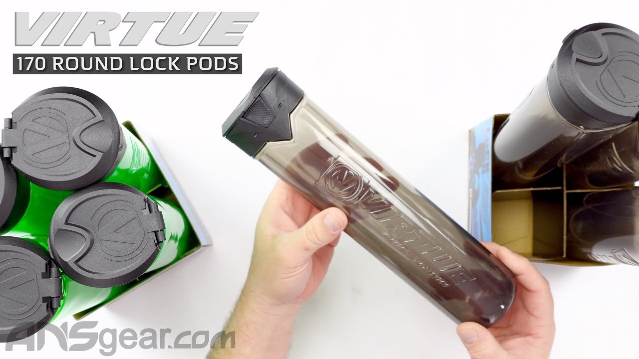 Virtue 170 Round Paintball Lock Pods - 4 Pack  - Review