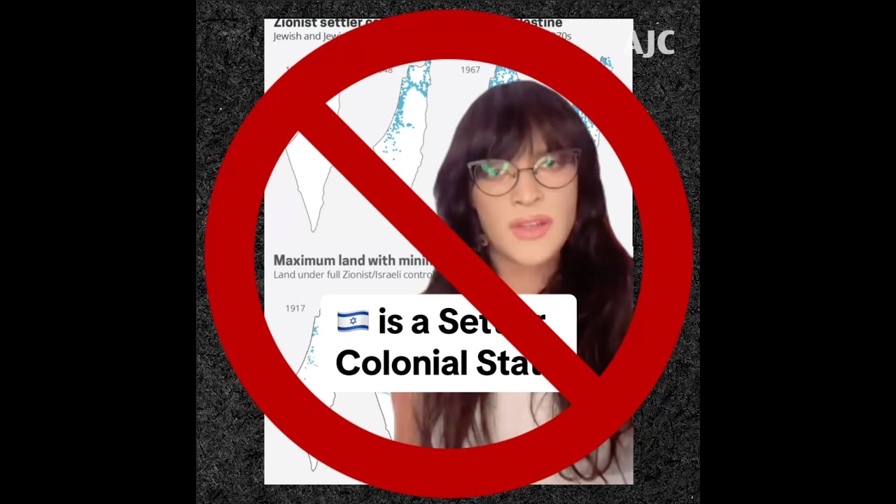 Israel is Not a Settler Colonial State. Here's Why.