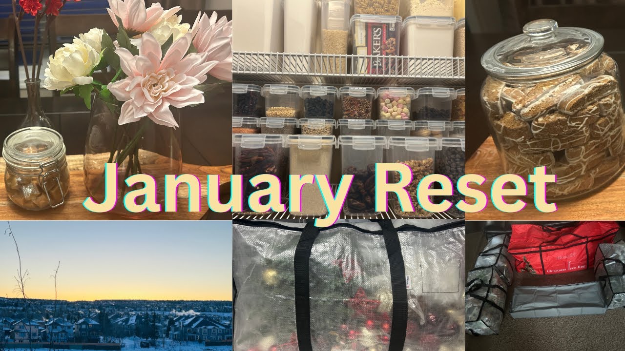 January Home Reset | Organizing, Gratitude & Pantry Clean-Up | 7 tips to Reset